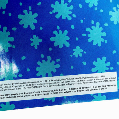 Rugrats Comic Adventures [VOLUME #1 • ISSUE #8] 1998 • Nickelodeon