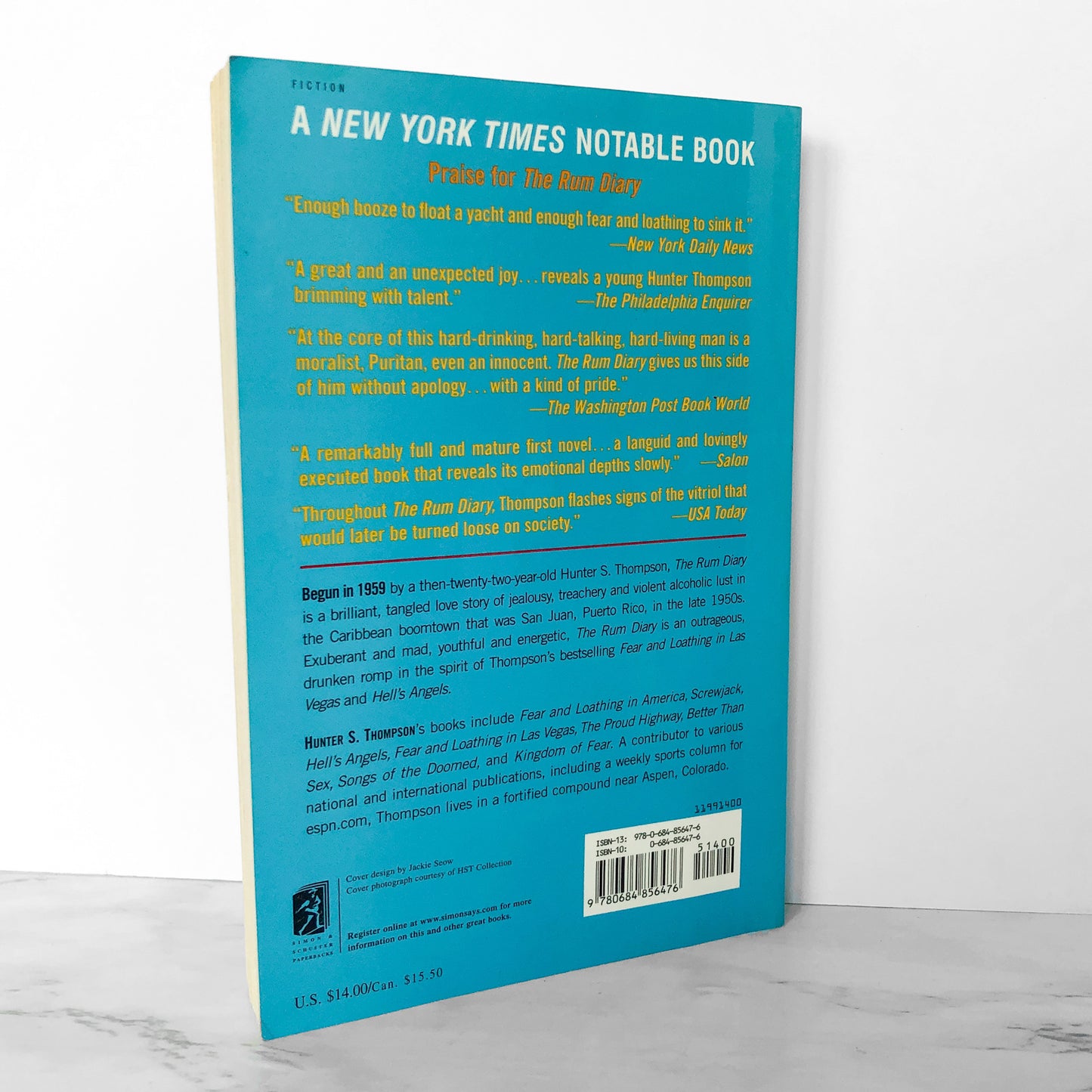 The Rum Diary by Hunter S. Thompson [TRADE PAPERBACK / 1998]