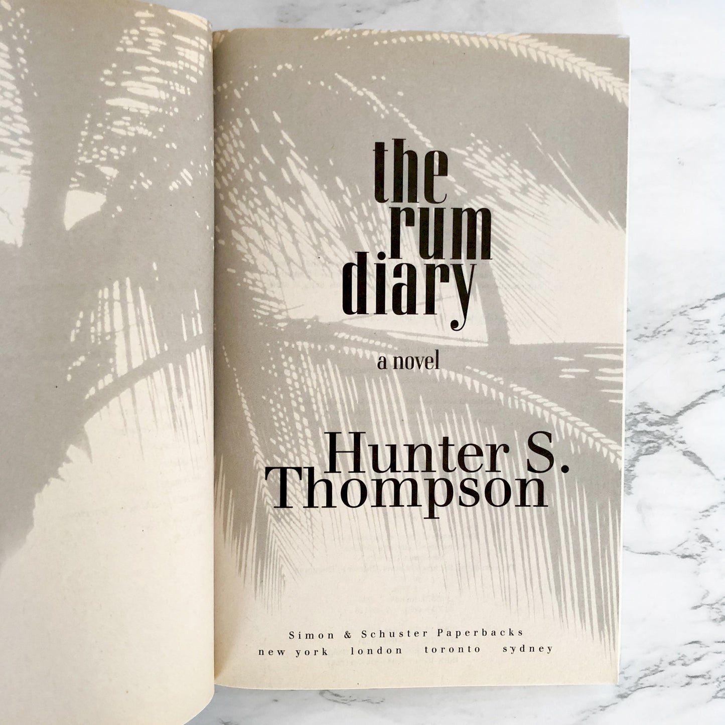 The Rum Diary by Hunter S. Thompson [TRADE PAPERBACK / 1998]