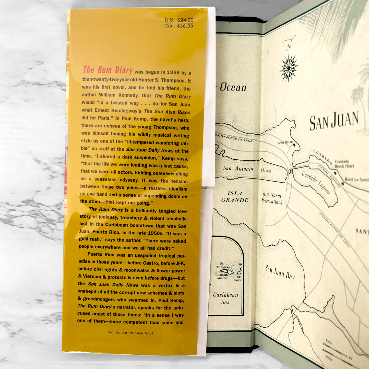 The Rum Diary by Hunter S. Thompson [FIRST EDITION / FIRST PRINTING] 1998