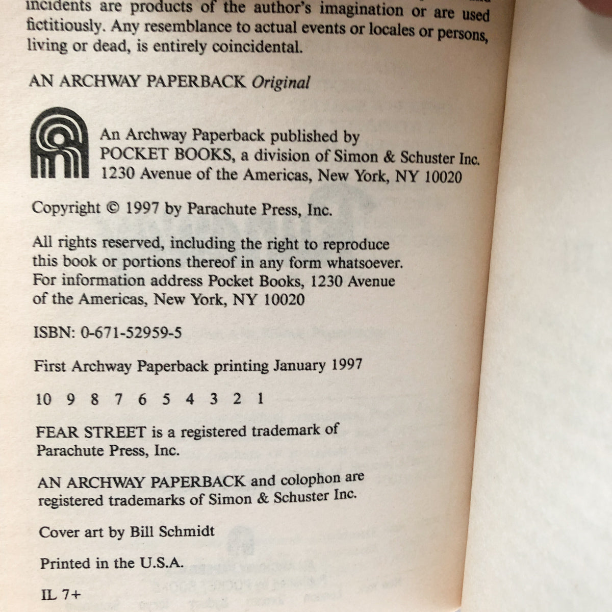 Fear Street #41: Runaway by R.L. Stine [1997 PAPERBACK] - Bookshop Apocalypse