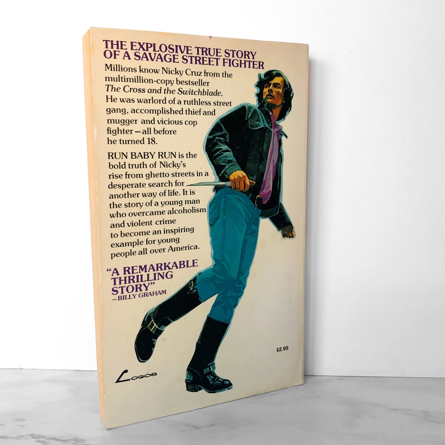 Run Baby Run by Nicky Cruz [1980 PAPERBACK]