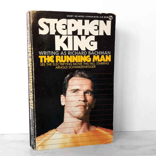 The Running Man by Richard Bachman "aka" Stephen King [1987 MOVIE TIE-IN PAPERBACK]