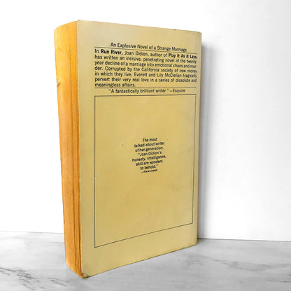 Run River by Joan Didion [1971 PAPERBACK] MEGA RARE Bantam Printing