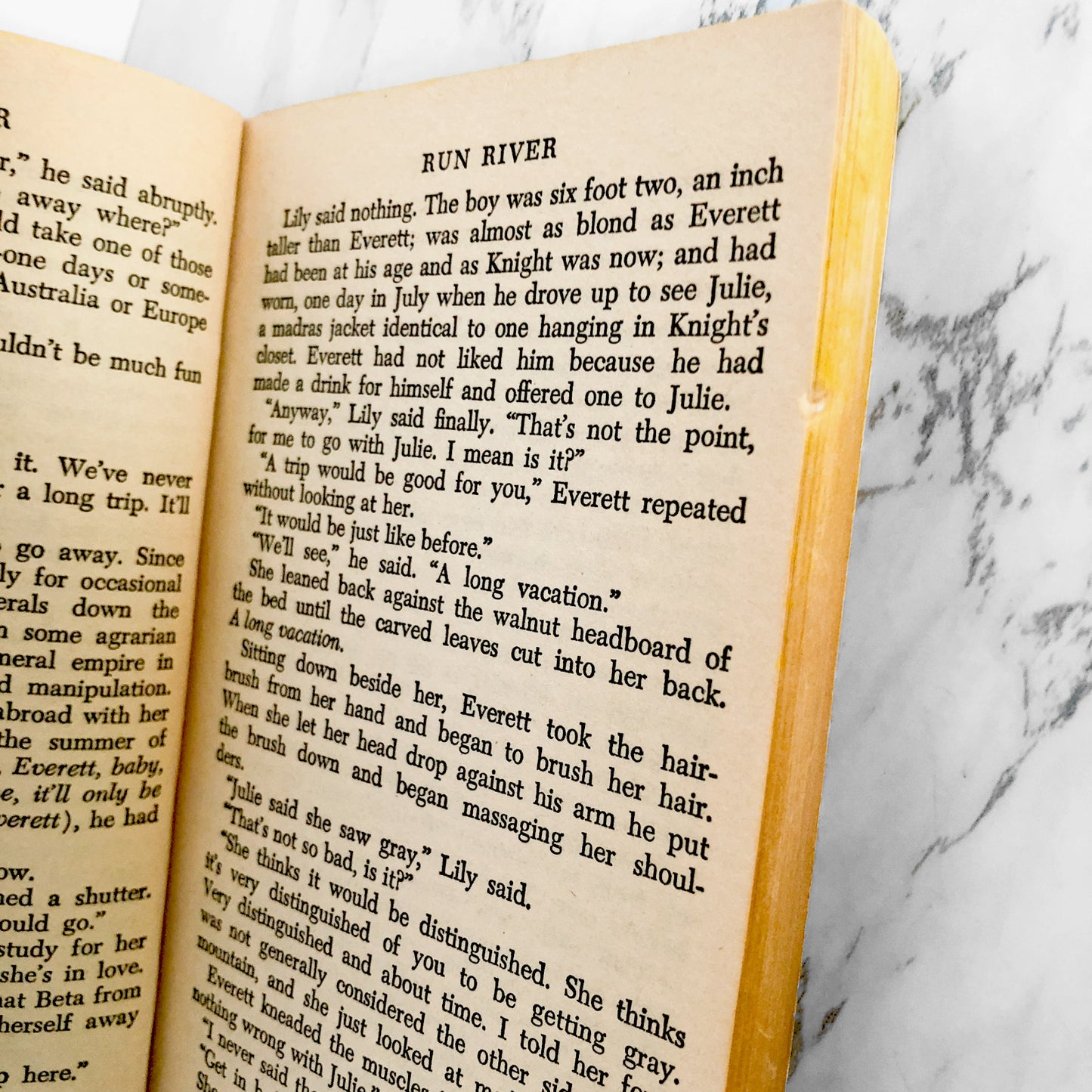 Run River by Joan Didion [1971 PAPERBACK] MEGA RARE Bantam Printing