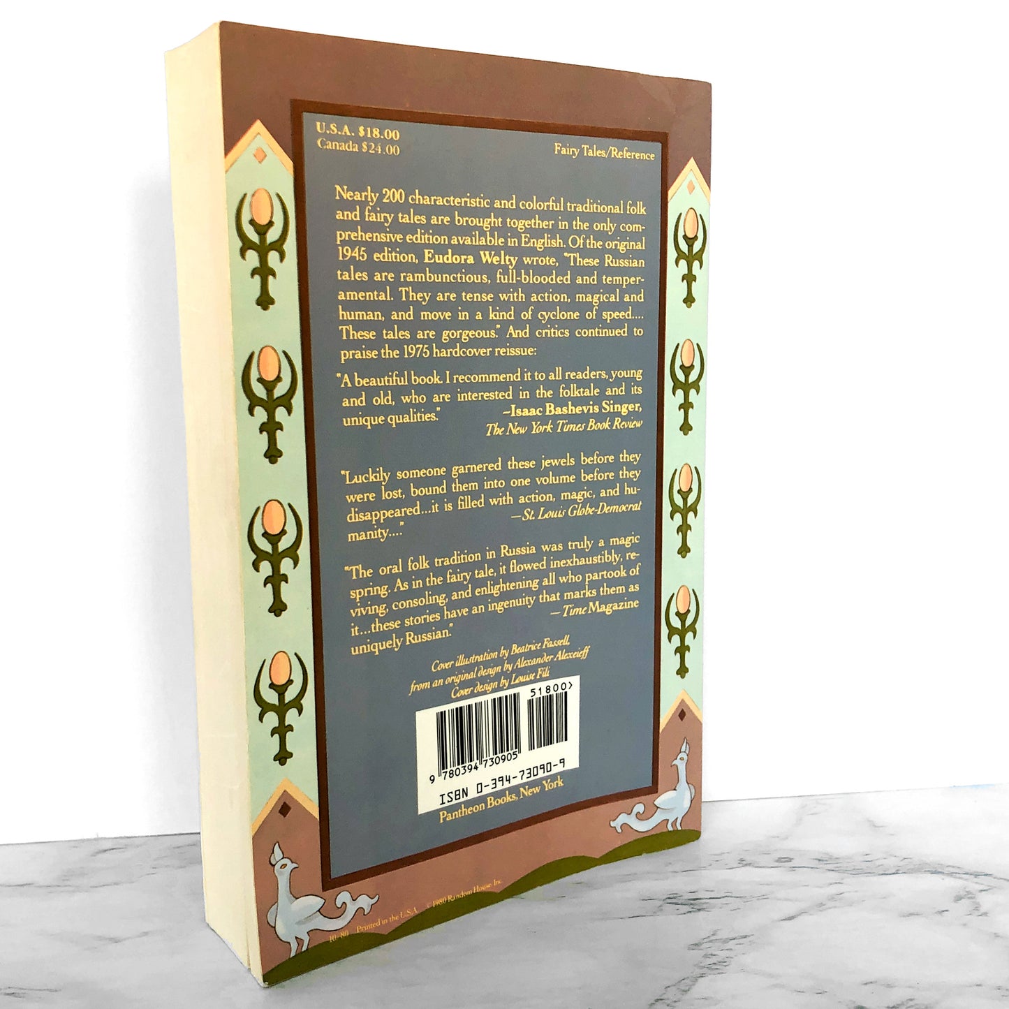 Russian Fairy Tales collected by Alexander Afanasyev [PANTHEON SOFTCOVER / 1975]