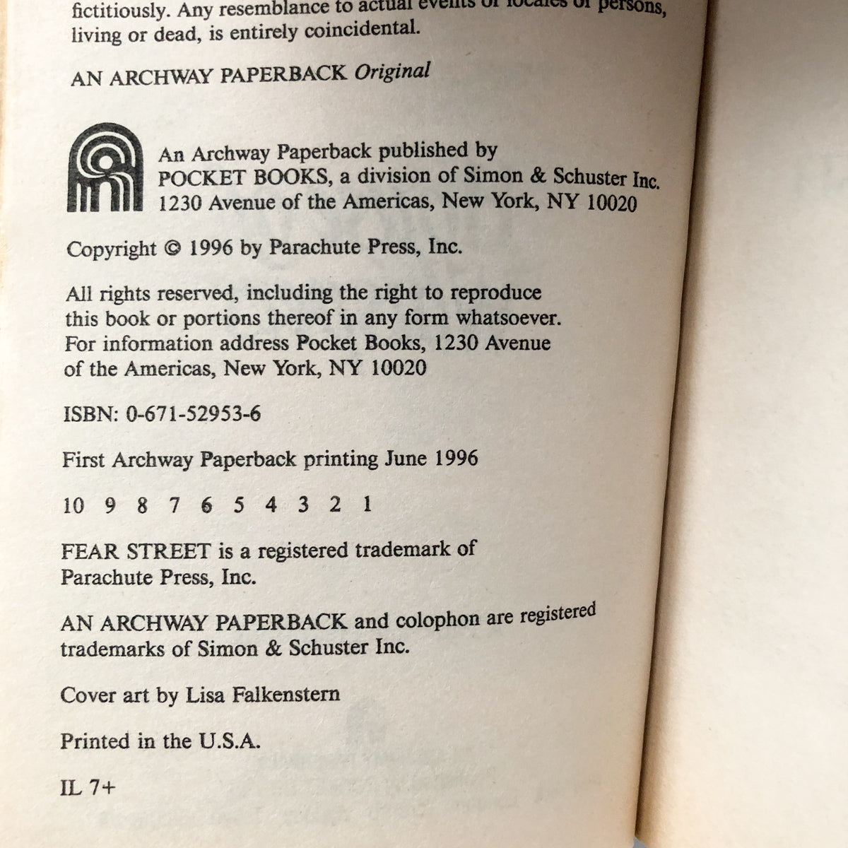 Fear Street Sagas #2: House of Whispers by R.L. Stine [1996 PAPERBACK] - Bookshop Apocalypse