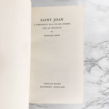 Saint Joan by Bernard Shaw [1969 PAPERBACK]