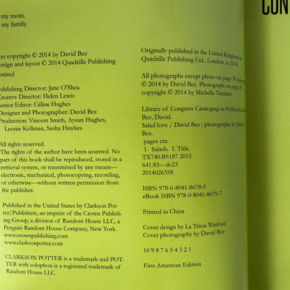 Salad Love: 260 Crunchy, Savory, and Filling Meals You Can Make Every Day by David Bez - Bookshop Apocalypse