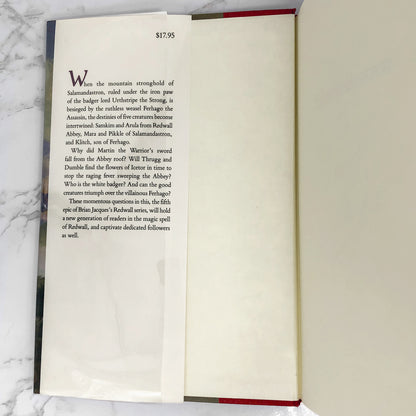 Salamandastron by Brian Jacques SIGNED! [FIRST EDITION] 1993 ❧ Redwall #5