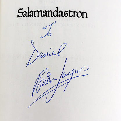 Salamandastron by Brian Jacques SIGNED! [FIRST EDITION] 1993 ❧ Redwall #5