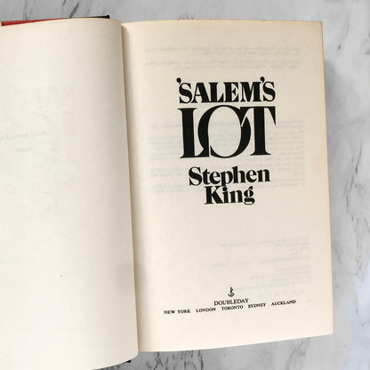 Salem's Lot by Stephen King [FIRST EDITION / 14th PRINTING] - Bookshop Apocalypse