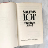 Salem's Lot by Stephen King [FIRST EDITION / 14th PRINTING] - Bookshop Apocalypse