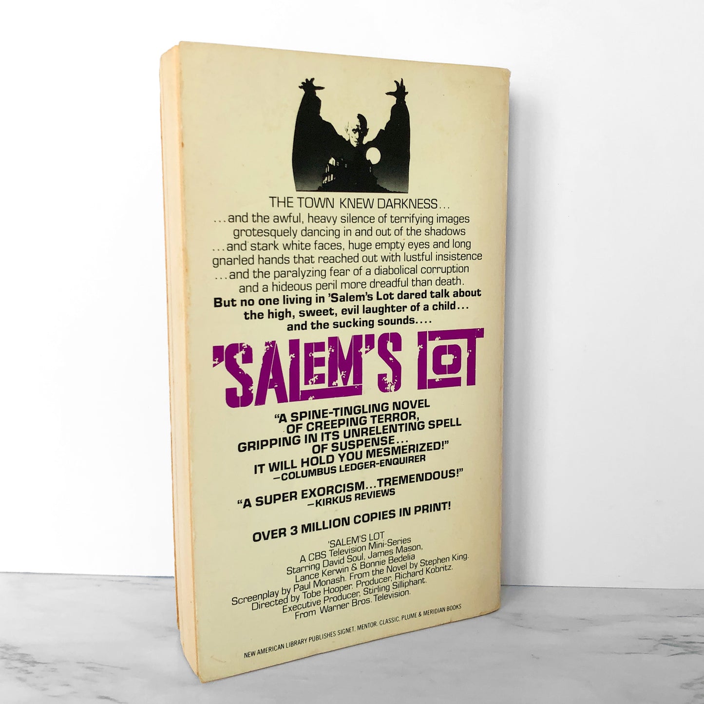 Salem's Lot by Stephen King [MOVIE TIE-IN PAPERBACK] 1979