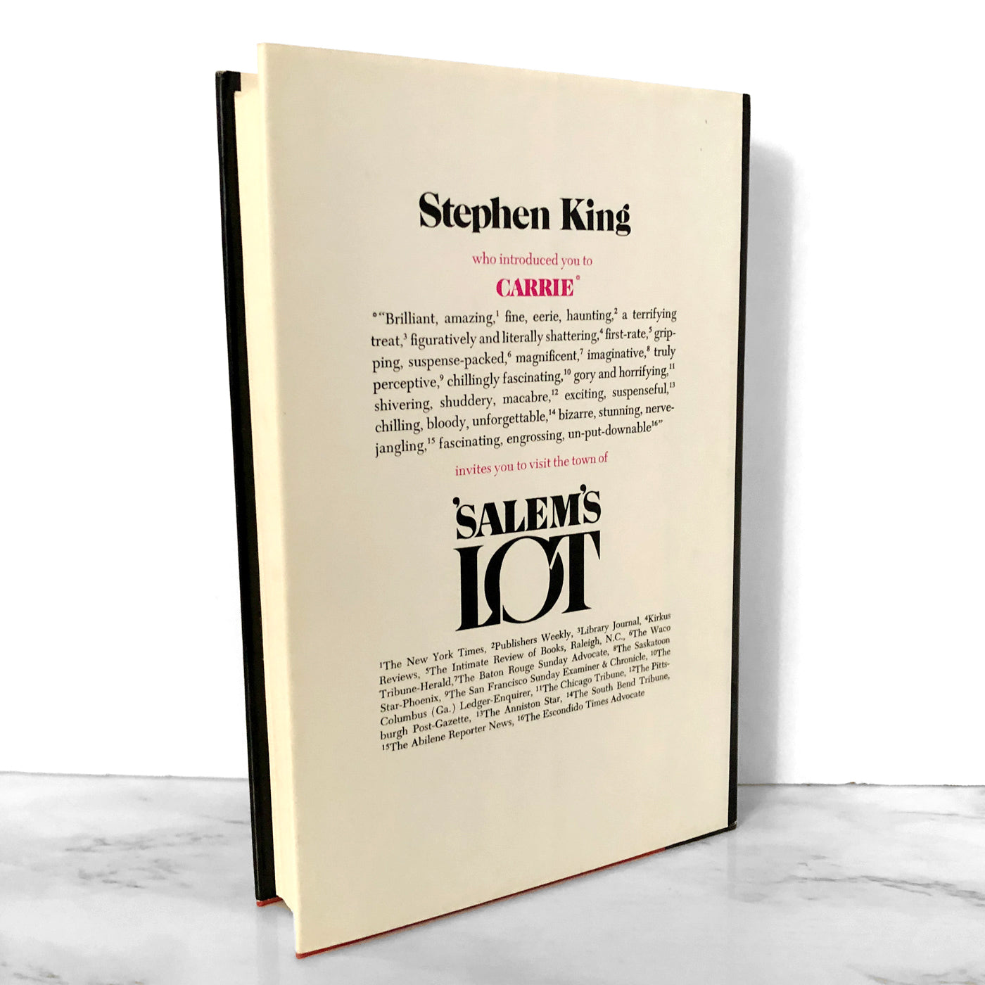 Salem's Lot by Stephen King [BOOK CLUB EDITION] 1975