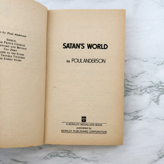 Satan's World by Poul Anderson [1977 PAPERBACK] • Berkley Medallion