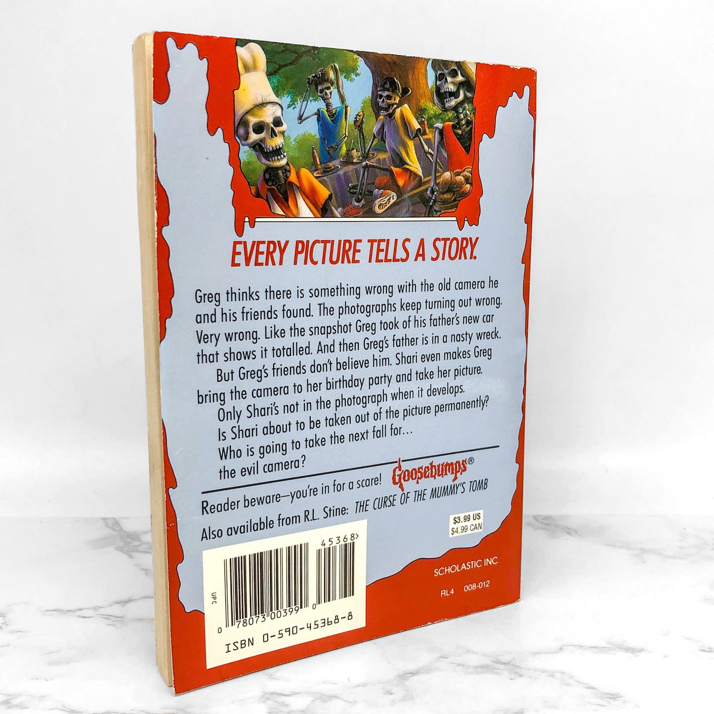 Say Cheese and Die! by R.L. Stine [1992 FIRST EDITION] Goosebumps #4