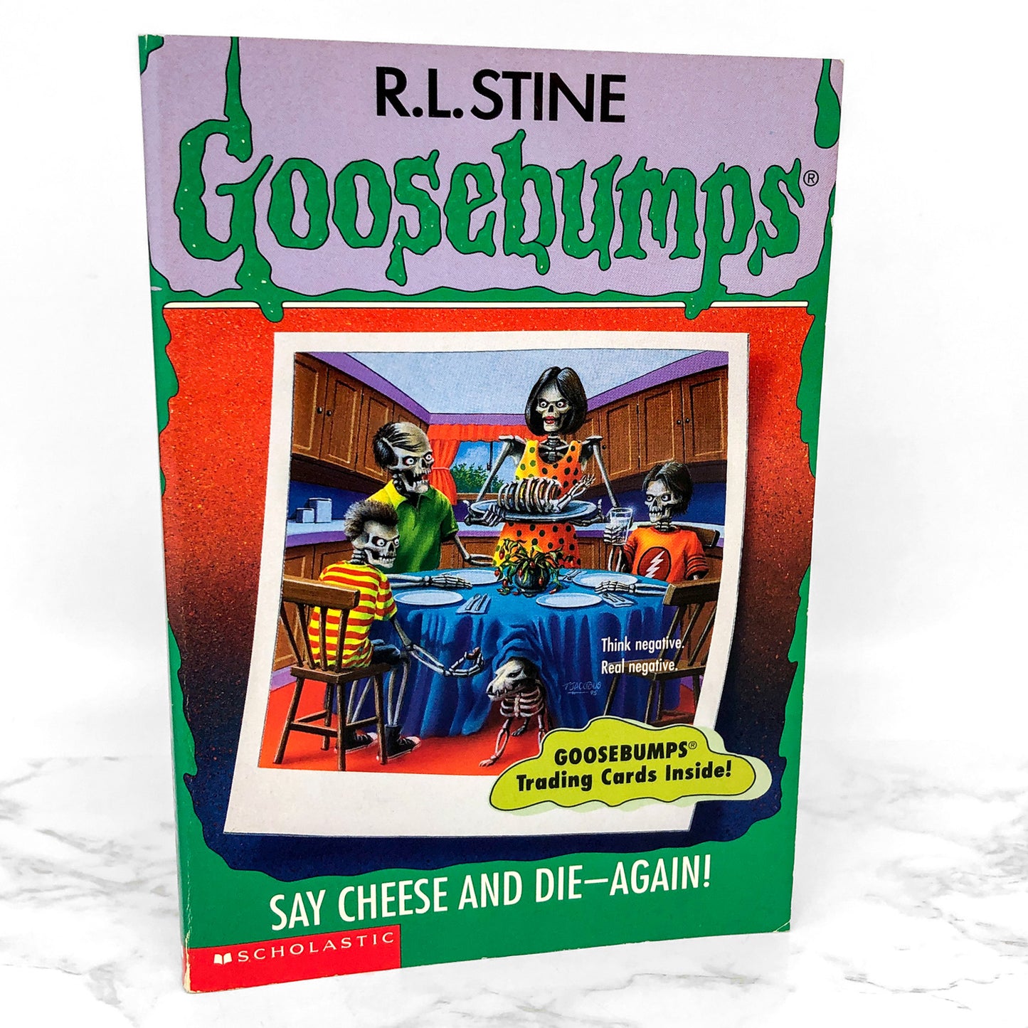 Say Cheese and Die Again! by R.L. Stine [1996 FIRST EDITION] Goosebumps #44