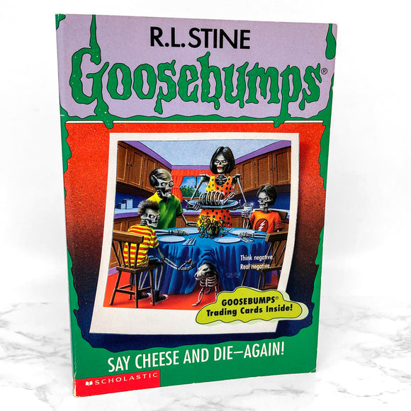 Say Cheese and Die Again! by R.L. Stine [1996 FIRST EDITION] Goosebumps #44