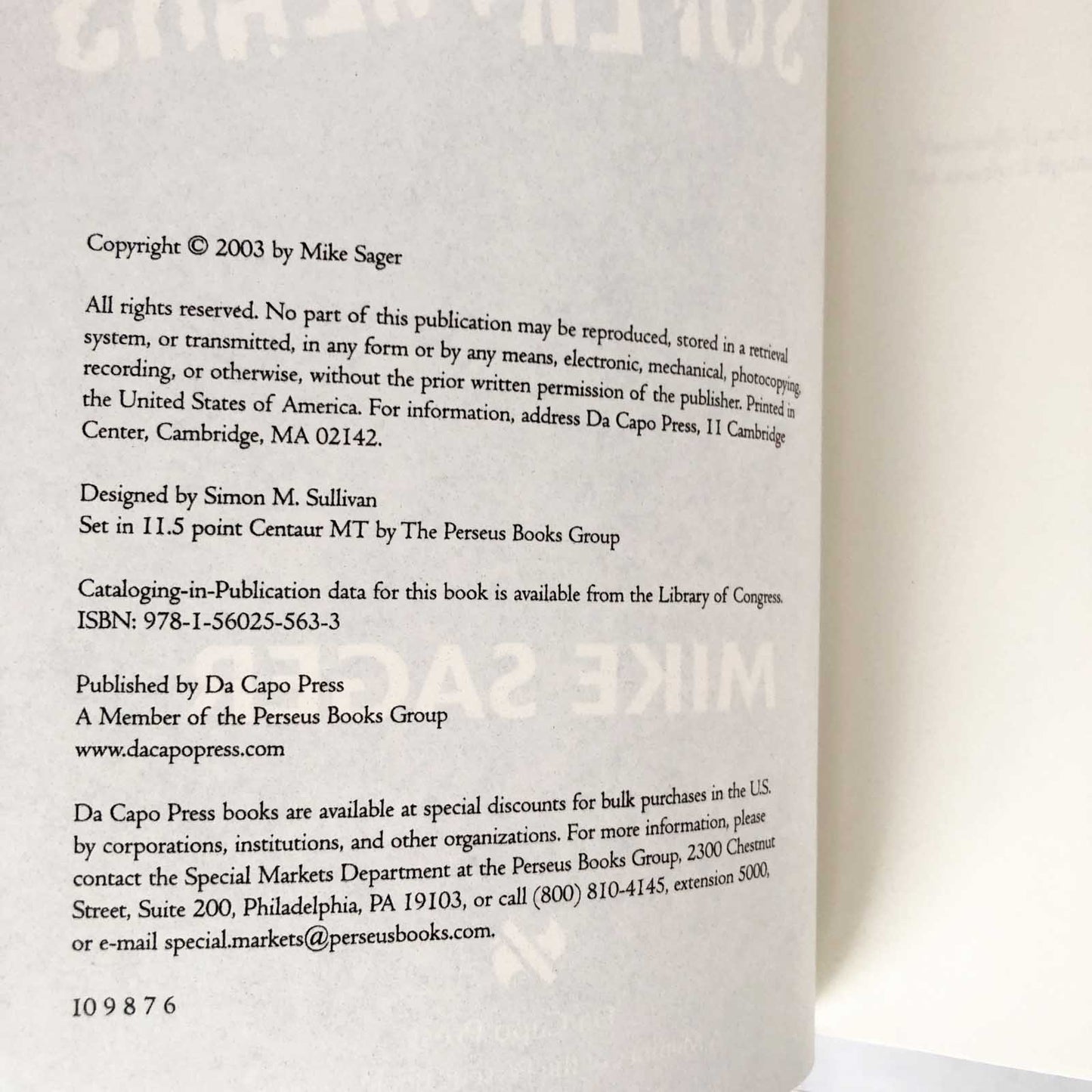 Scary Monsters and Super Freaks: Stories of Sex, Drugs, Rock 'N' Roll and Murder by Mike Sager [FIRST EDITION] 2003