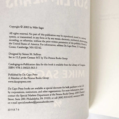 Scary Monsters and Super Freaks: Stories of Sex, Drugs, Rock 'N' Roll and Murder by Mike Sager [FIRST EDITION] 2003