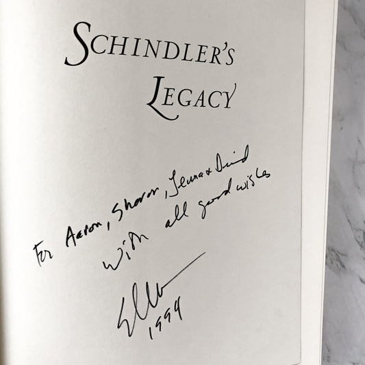 Schindler's Legacy: True Stories of The List Surviviors by Elinor J. Brecher [SIGNED FIRST EDITION] - Bookshop Apocalypse