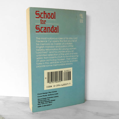 School For Scandal: A Victorian Novel by Anonymous [1985 SLEAZE PAPERBACK]