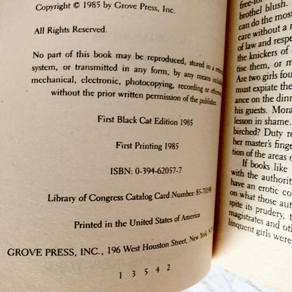 School For Scandal: A Victorian Novel by Anonymous [1985 SLEAZE PAPERBACK]