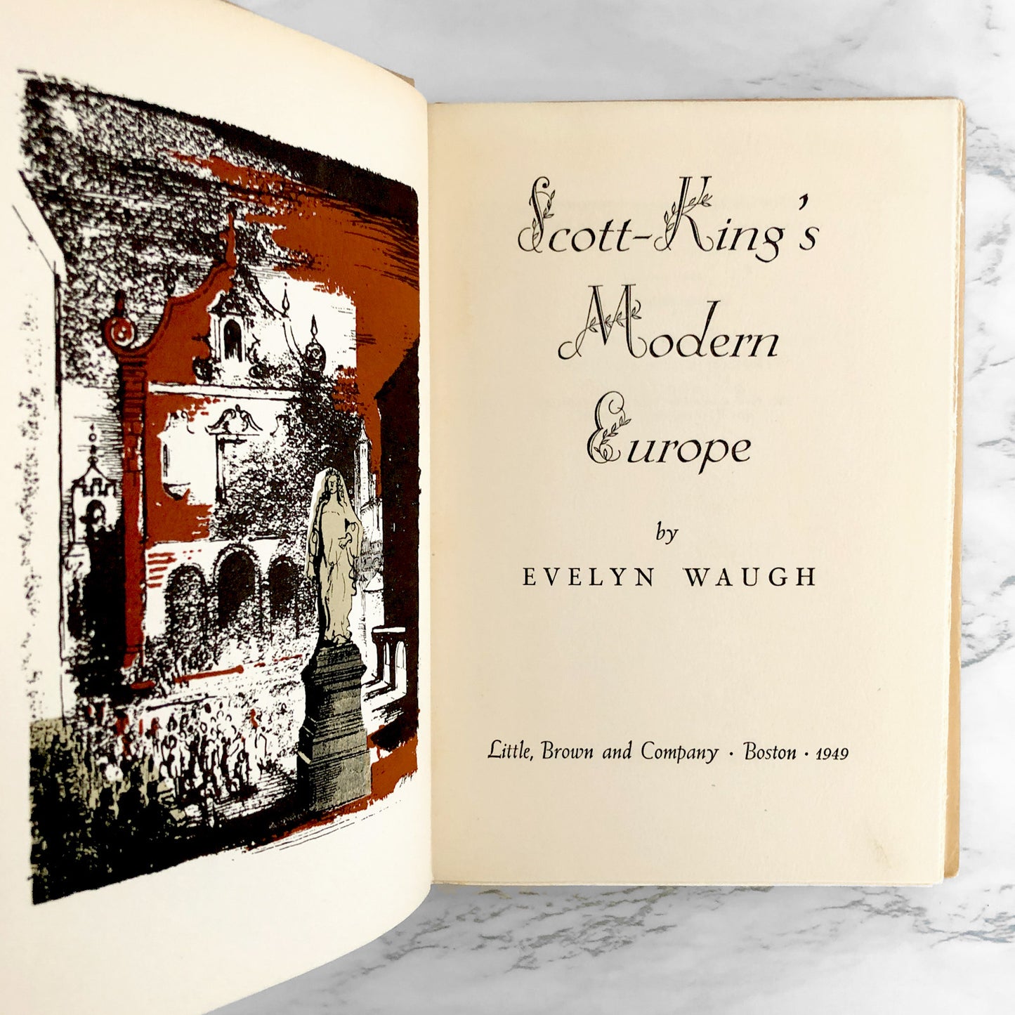 Scott-King's Modern Europe by Evelyn Waugh [FIRST EDITION / FIRST PRINTING] 1949