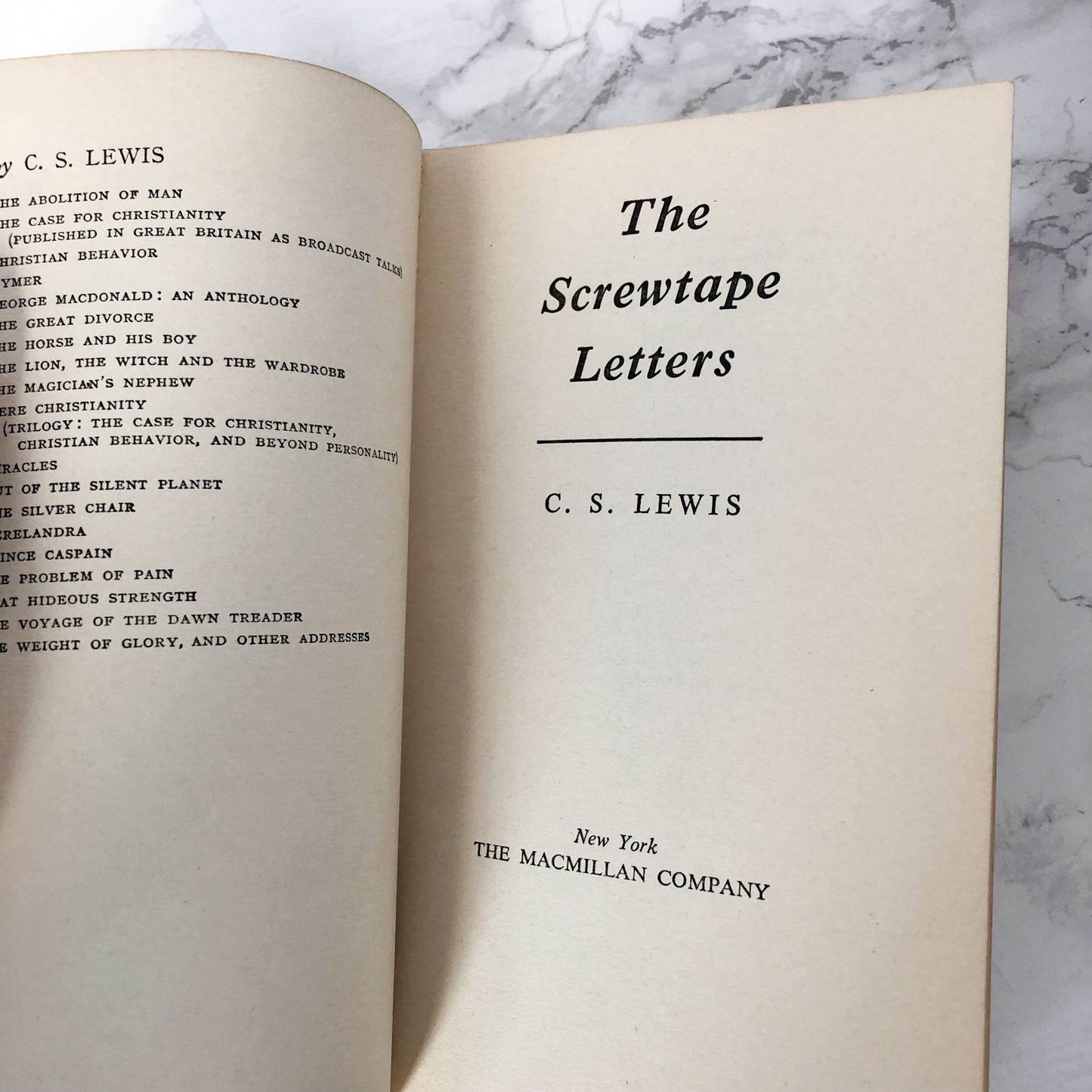 The Screwtape Letters by C.S. Lewis [1960 PAPERBACK] - Bookshop Apocalypse