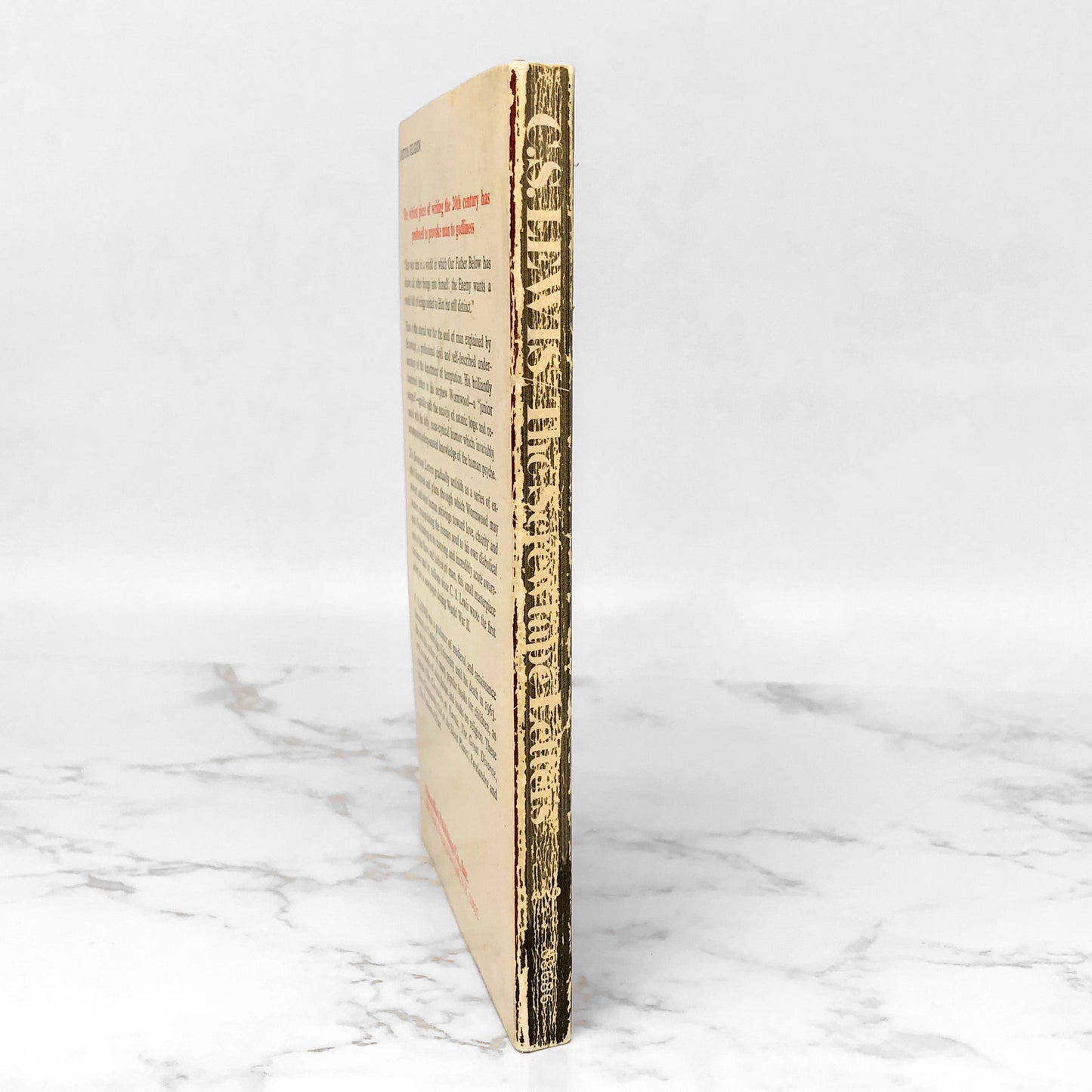 The Screwtape Letters w. Screwtape Proposes a Toast by C.S. Lewis [1975 PAPERBACK]