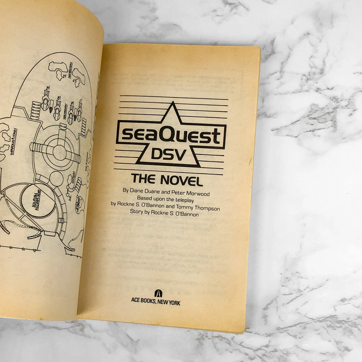 Seaquest DSV: The Novel by Diane Duane & Peter Morwood [1993 TV TIE-IN PAPERBACK]