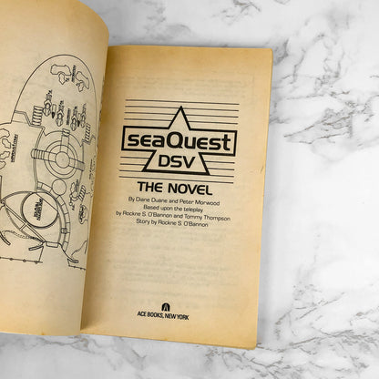 Seaquest DSV: The Novel by Diane Duane & Peter Morwood [1993 TV TIE-IN PAPERBACK]