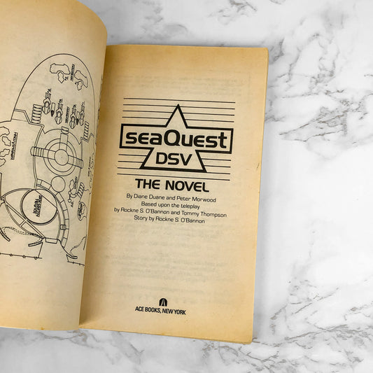 Seaquest DSV: The Novel by Diane Duane & Peter Morwood [1993 TV TIE-IN PAPERBACK]