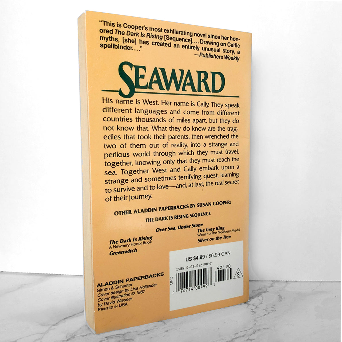 Seaward by Susan Cooper [1987 PAPERBACK]