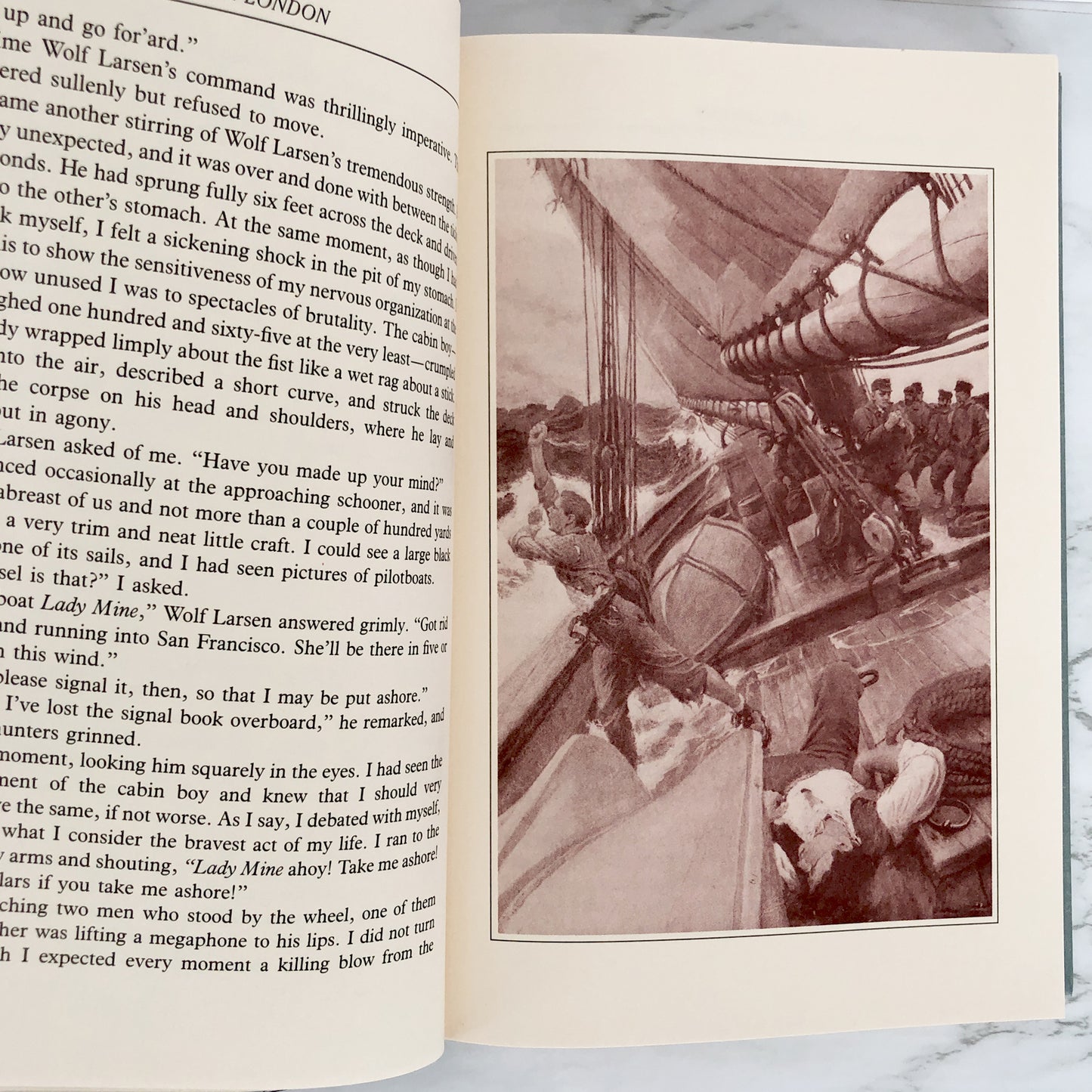The Sea Wolf by Jack London [ILLUSTRATED EDITION / 1989]