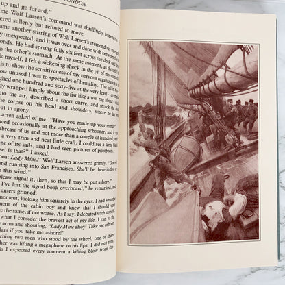 The Sea Wolf by Jack London [ILLUSTRATED EDITION / 1989]