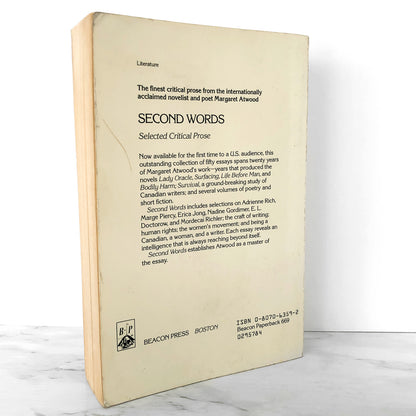 Second Words: Selected Critical Prose by Margaret Atwood [FIRST PAPERBACK PRINTING / 1984]