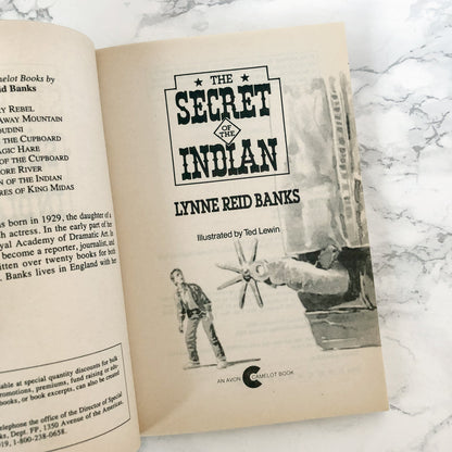 The Secret of the Indian by Lynne Reid Banks [1990 TRADE PAPERBACK]
