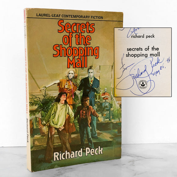 Secrets of the Shopping Mall by Richard Peck SIGNED! [FIRST EDITION PAPERBACK] 1980