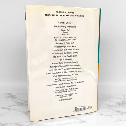 Secret Windows: Essays and Fiction on the Craft of Writing by Stephen King [FIRST EDITION] 2000