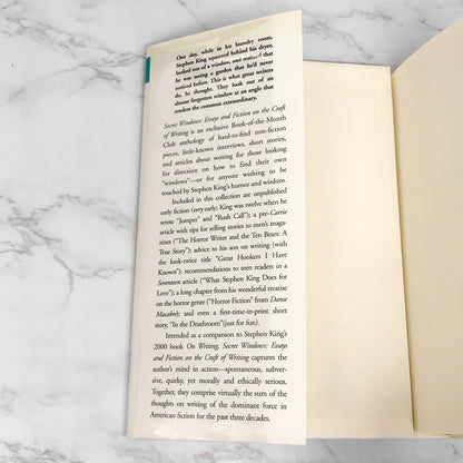 Secret Windows: Essays and Fiction on the Craft of Writing by Stephen King [FIRST EDITION] 2000