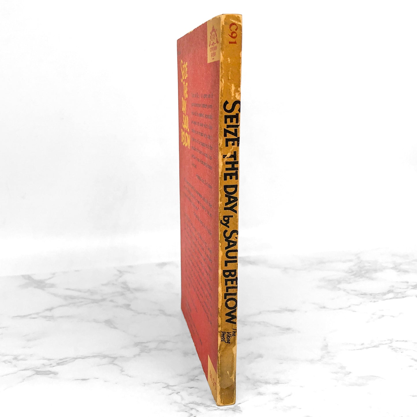 Seize the Day by Saul Bellow [FIRST PAPERBACK EDITION] 1961 • Viking Press