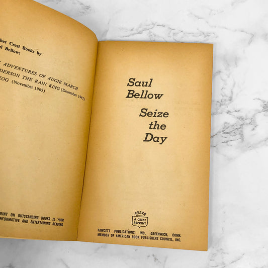 Seize the Day by Saul Bellow [1965 PAPERBACK]