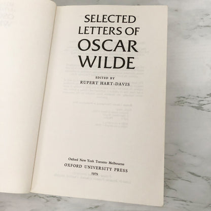 Selected Letters of Oscar Wilde [U.K. TRADE PAPERBACK / 1979]