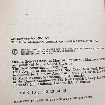 Sense and Sensibility by Jane Austen [1961 PAPERBACK]