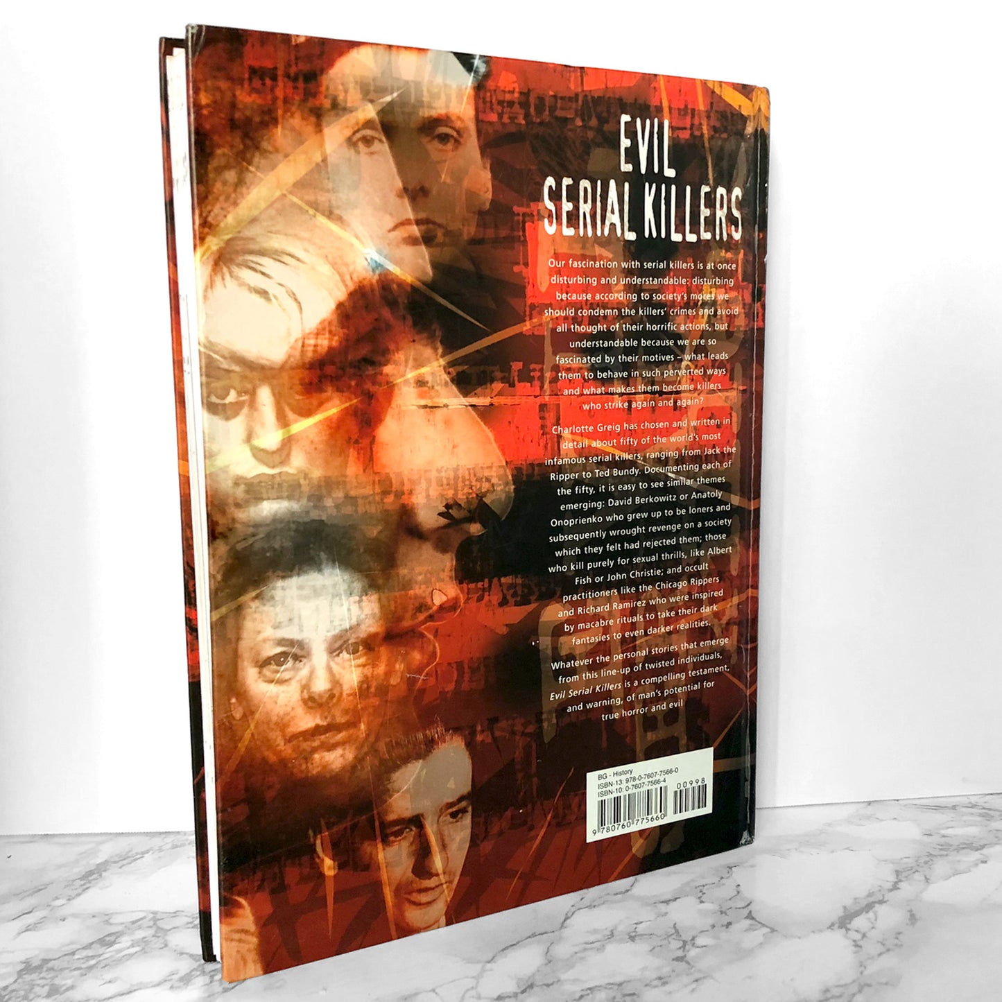 Evil Serial Killers: In the Minds of Monsters by Charlotte Greig [COFFEE TABLE HARDCOVER] 2006