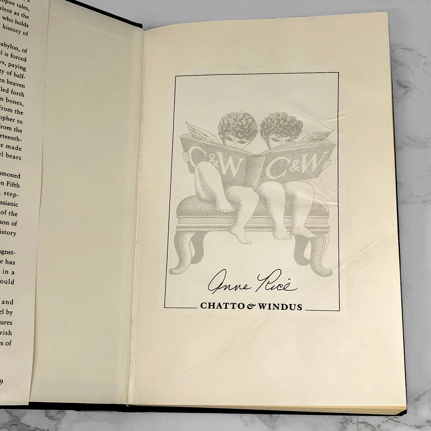 Servant of the Bones by Anne Rice SIGNED! [U.K. FIRST EDITION / FIRST PRINTING] 1996