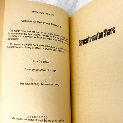 Seven From the Stars by Marion Zimmer Bradley [1979 PAPERBACK] • Ace