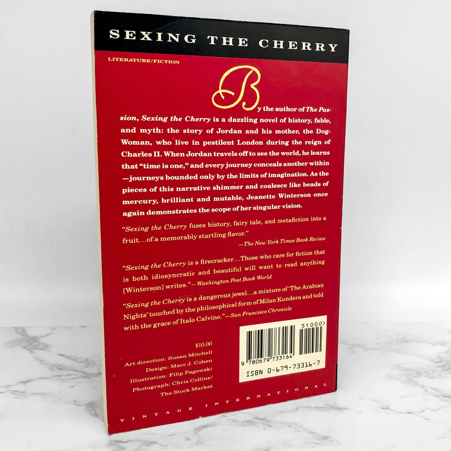 Sexing The Cherry by Jeanette Winterson [FIRST PAPERBACK PRINTING] 1991 • Vintage Int.